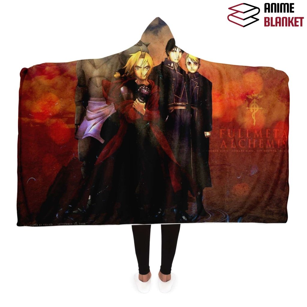fullmetal-alchemist-hooded-blanket-05-adult-premium-sherpa-aop-581 Fullmetal Alchemist Hooded Blanket #05 Adult / Premium Sherpa - Aop